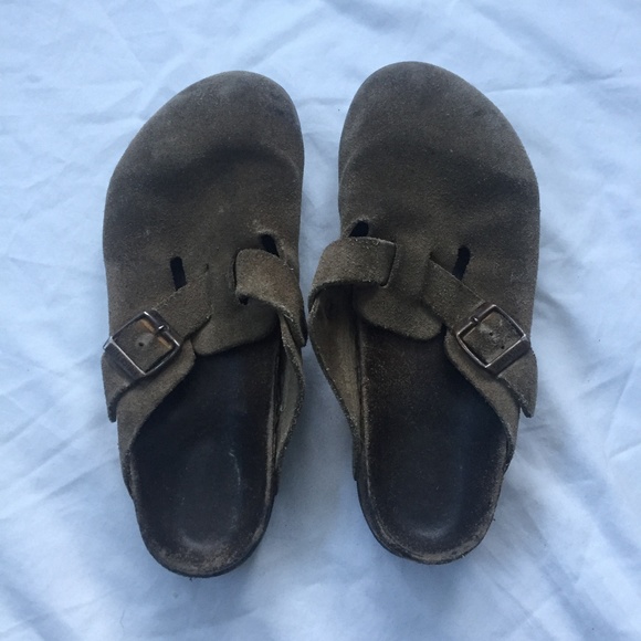 Birkenstock Shoes - Birkenstock Boston Suede Clogs